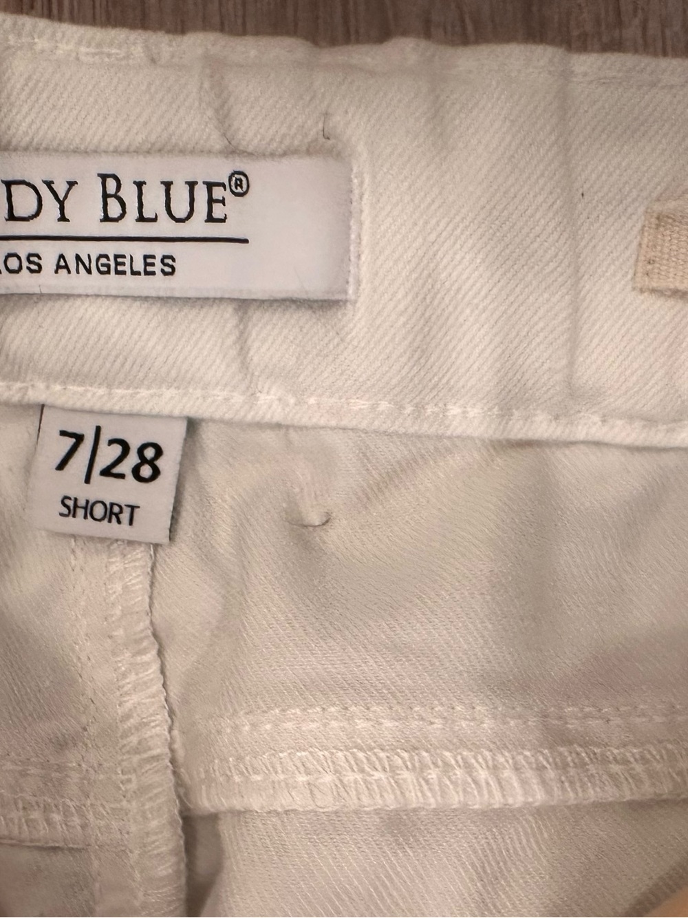 NWOT Judy Blue High Rise Palazzo Drawstring Pants Neutral Staple Sz 7/28 Short - Picture 9 of 11